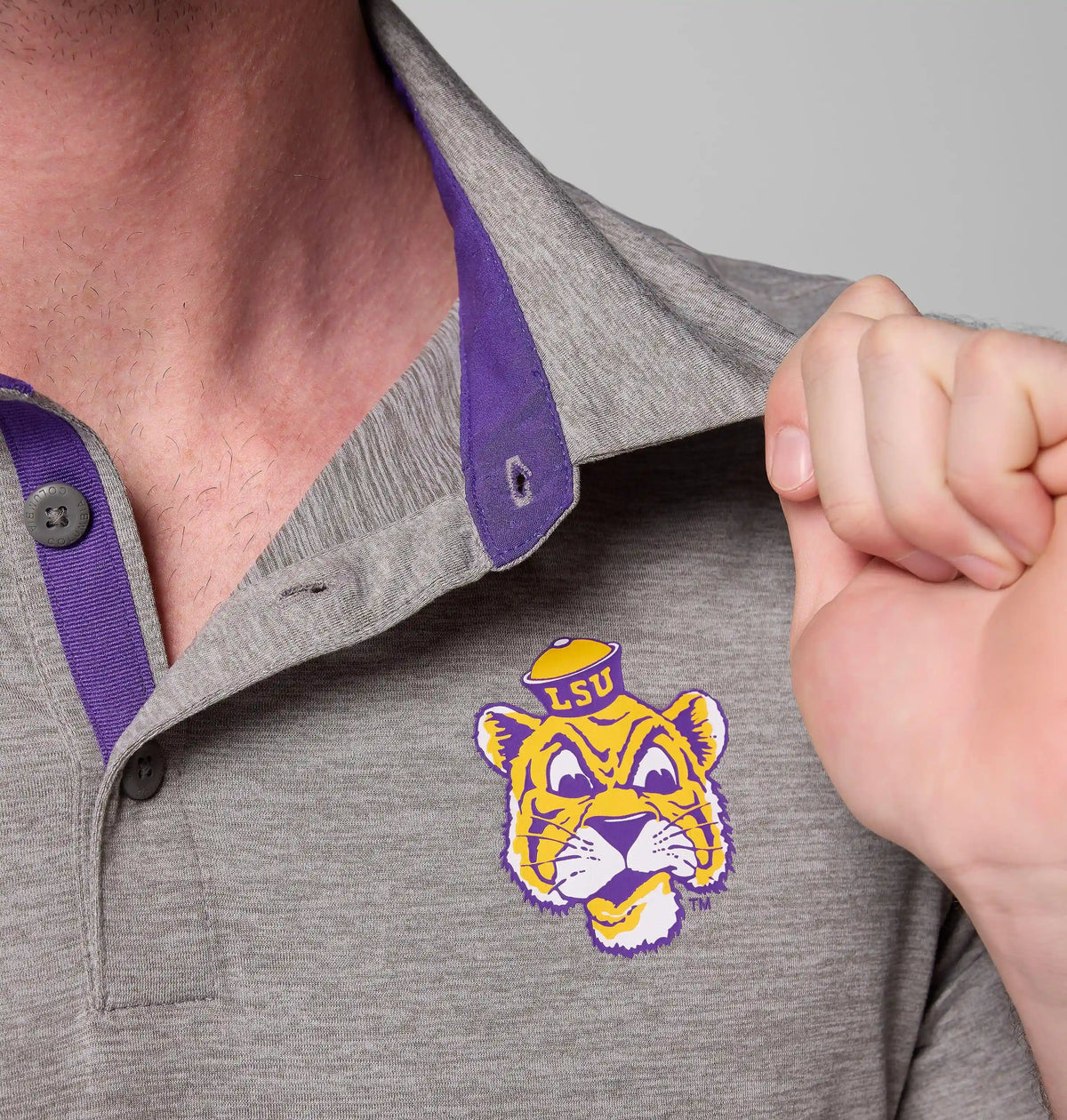 Men's Collegiate Tech Trail Polo - LSU