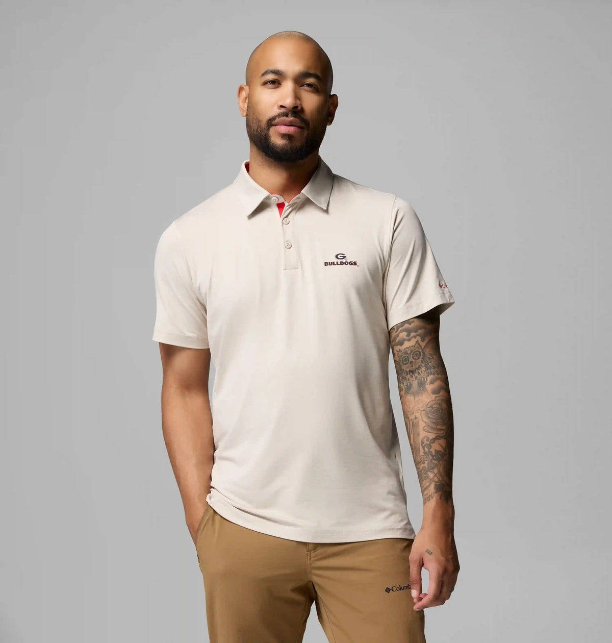 Men's Collegiate Tech Trail Polo - Georgia