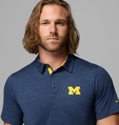 Men's Collegiate Tech Trail Polo - Michigan