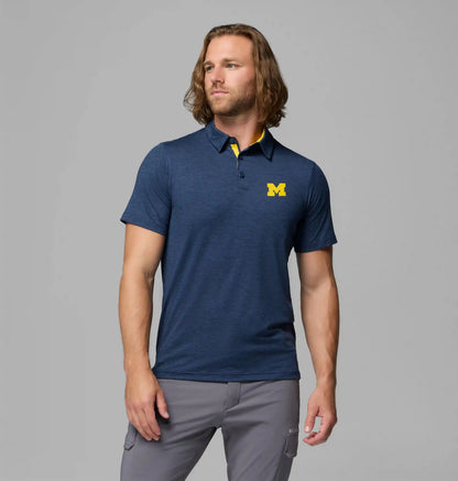 Men's Collegiate Tech Trail Polo - Michigan