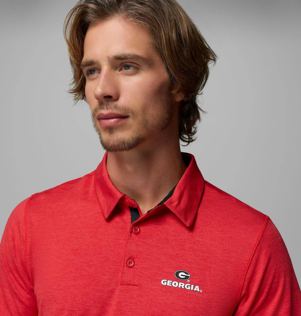 Men's Collegiate Tech Trail Polo - Georgia