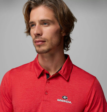 Men's Collegiate Tech Trail Polo - Georgia