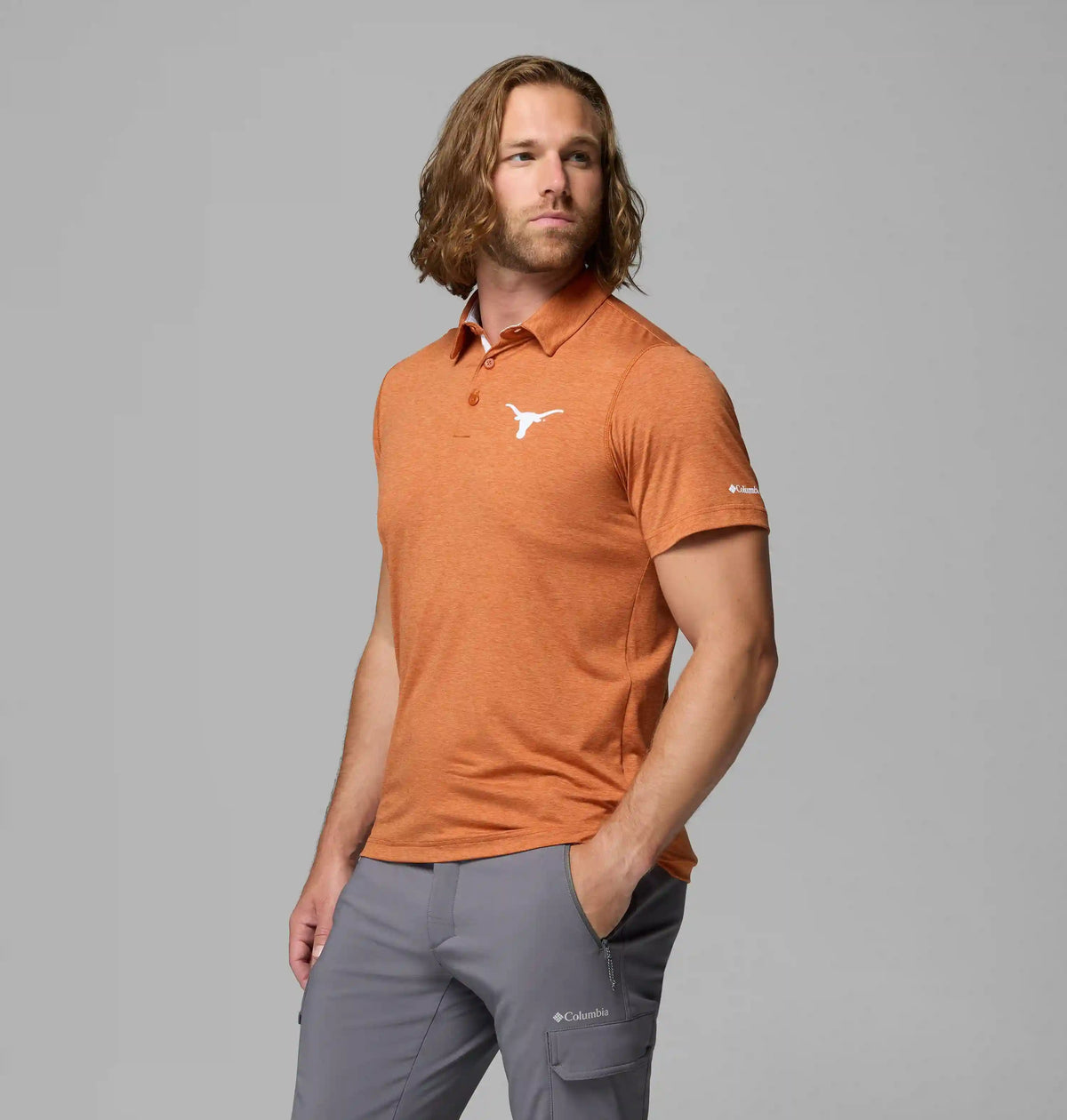 Men's Collegiate Tech Trail Polo - Texas