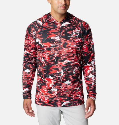 Men's Collegiate PFG Super Terminal Tackle Hoodie - Georgia