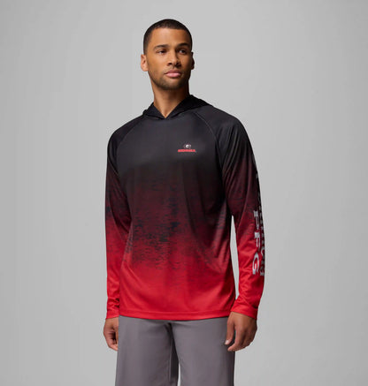 Men's Collegiate PFG Super Terminal Tackle Hoodie - Georgia
