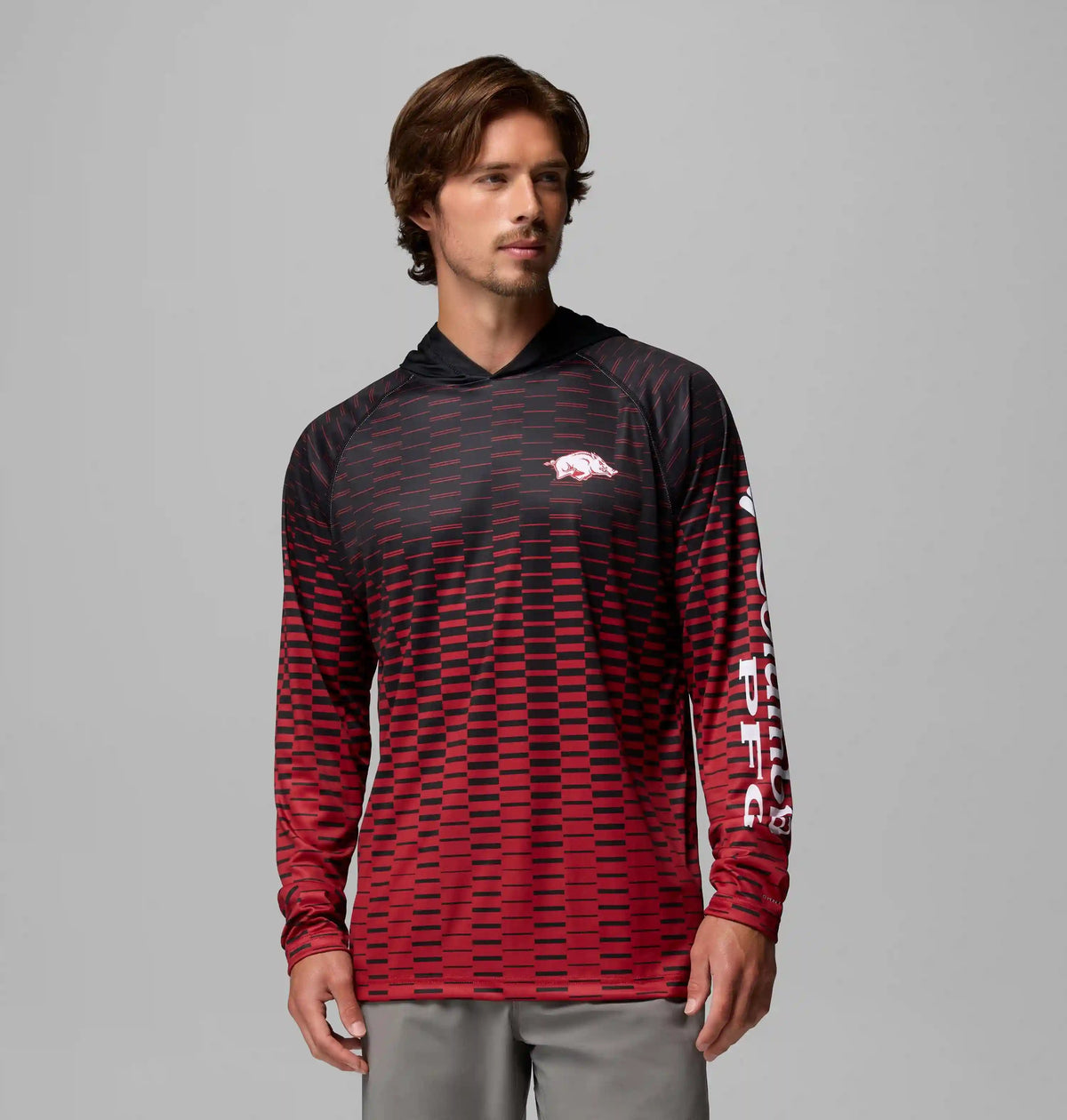 Men's Collegiate PFG Super Terminal Tackle Hoodie - Arkansas