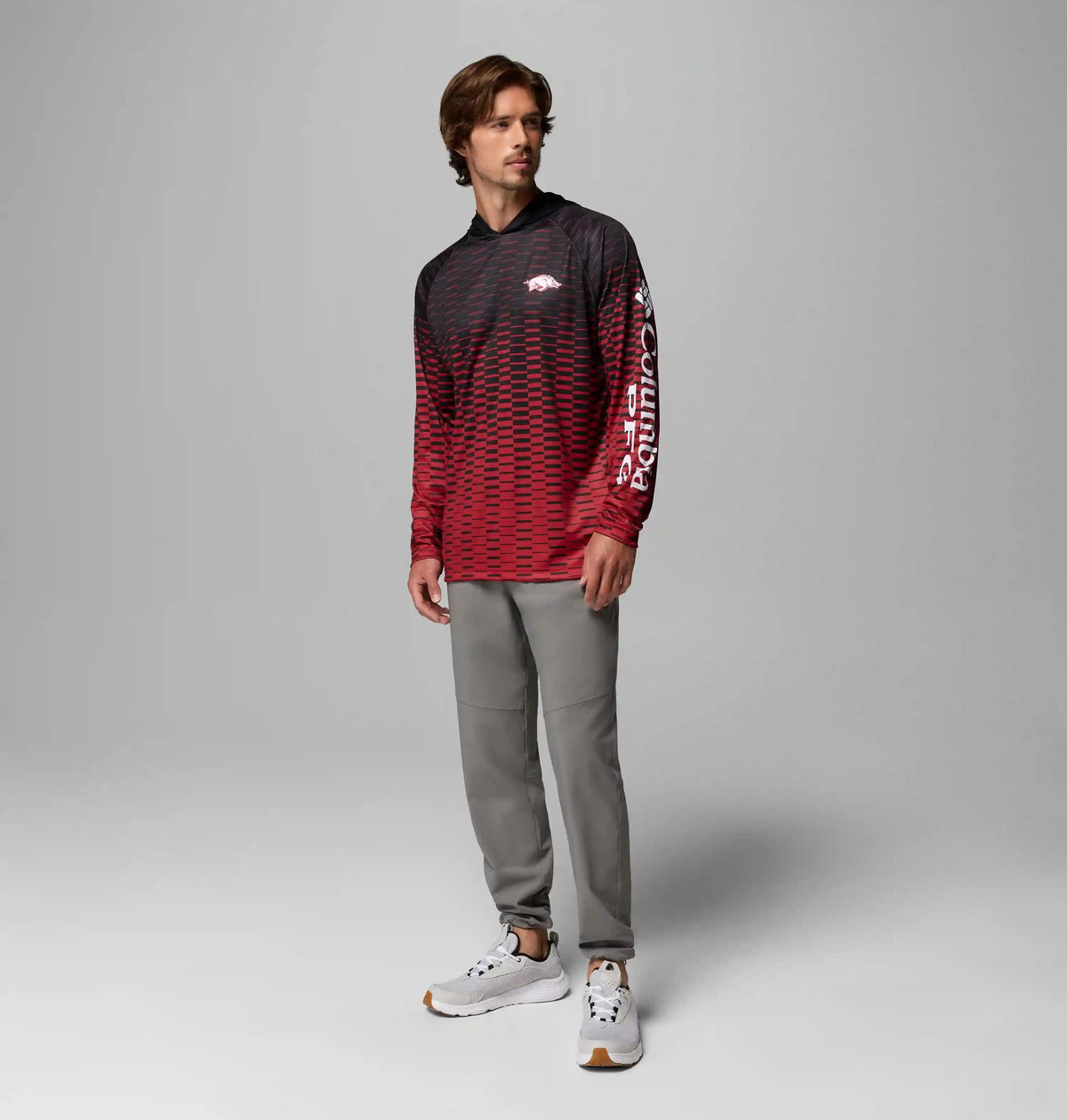 Men's Collegiate PFG Super Terminal Tackle Hoodie - Arkansas