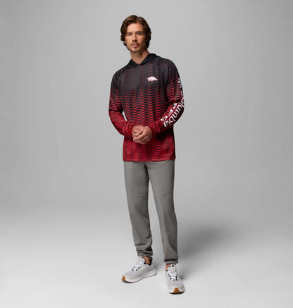 Men's Collegiate PFG Super Terminal Tackle Hoodie - Arkansas