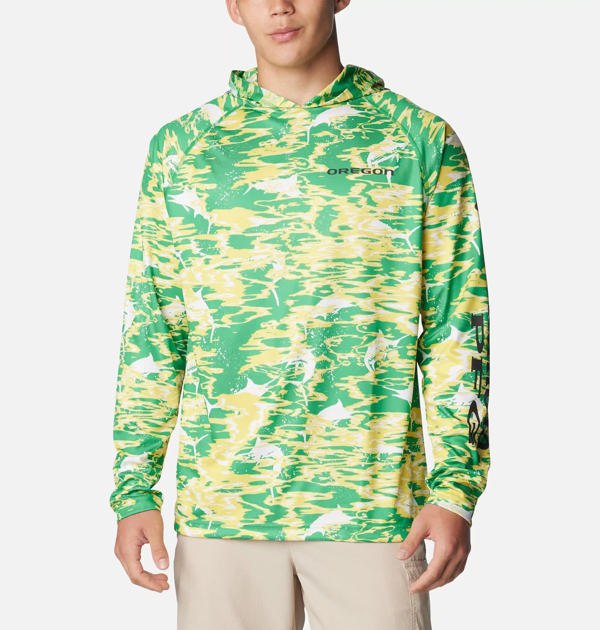 Men's Collegiate PFG Super Terminal Tackle Hoodie - Oregon
