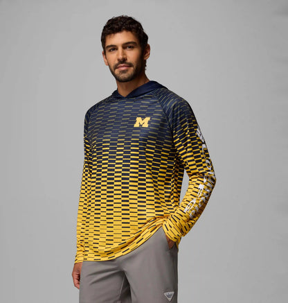 Men's Collegiate PFG Super Terminal Tackle Hoodie - Michigan