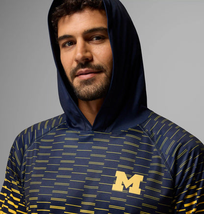 Men's Collegiate PFG Super Terminal Tackle Hoodie - Michigan