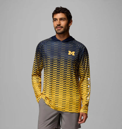 Men's Collegiate PFG Super Terminal Tackle Hoodie - Michigan