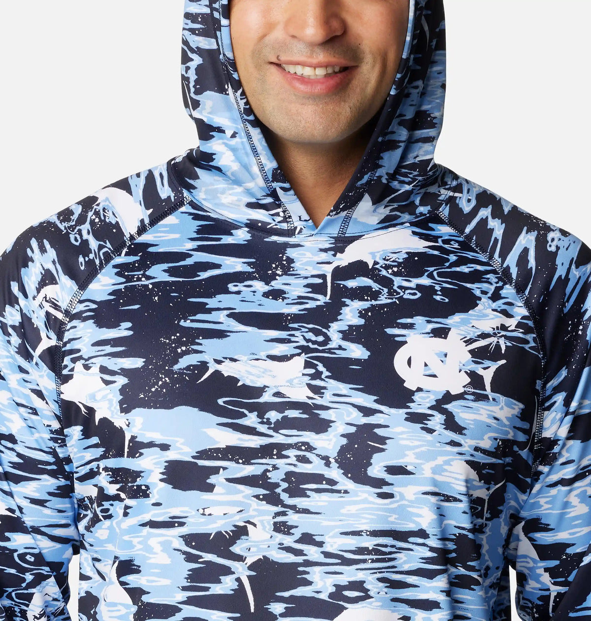 Men's Collegiate PFG Super Terminal Tackle Hoodie - North Carolina