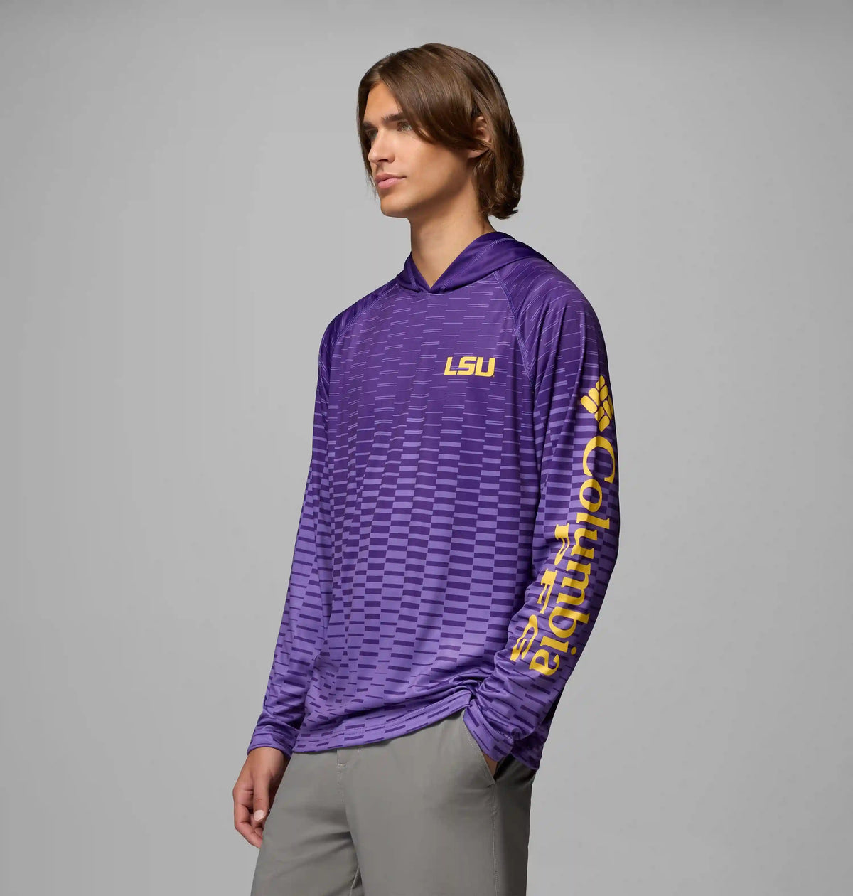 Men's Collegiate PFG Super Terminal Tackle Hoodie - Louisiana