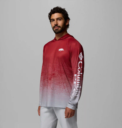 Men's Collegiate PFG Super Terminal Tackle Hoodie - Arkansas