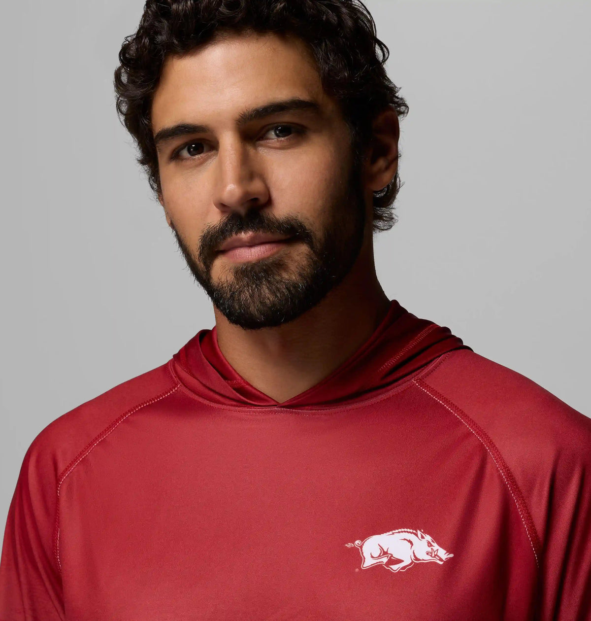 Men's Collegiate PFG Super Terminal Tackle Hoodie - Arkansas
