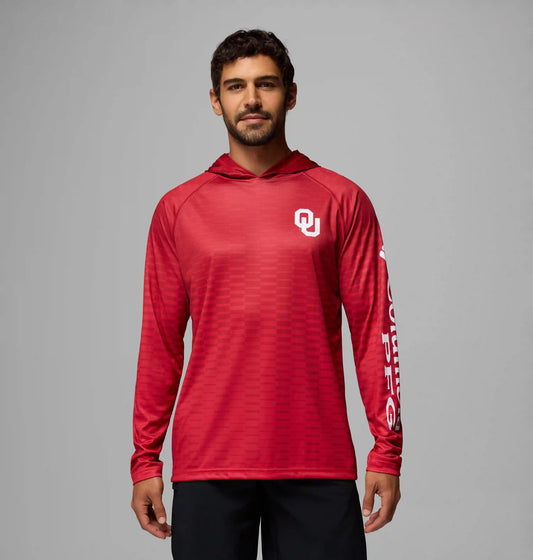 Men's Collegiate PFG Super Terminal Tackle Hoodie - Oklahoma