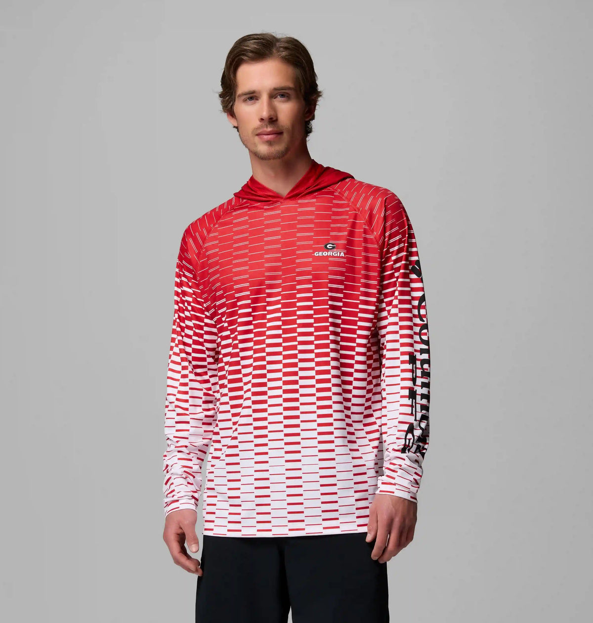 Men's Collegiate PFG Super Terminal Tackle Hoodie - Georgia