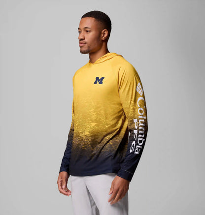 Men's Collegiate PFG Super Terminal Tackle Hoodie - Michigan