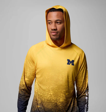 Men's Collegiate PFG Super Terminal Tackle Hoodie - Michigan