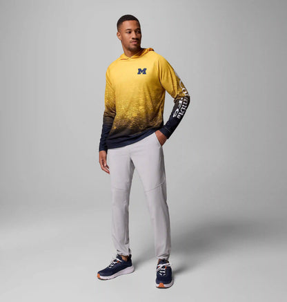 Men's Collegiate PFG Super Terminal Tackle Hoodie - Michigan