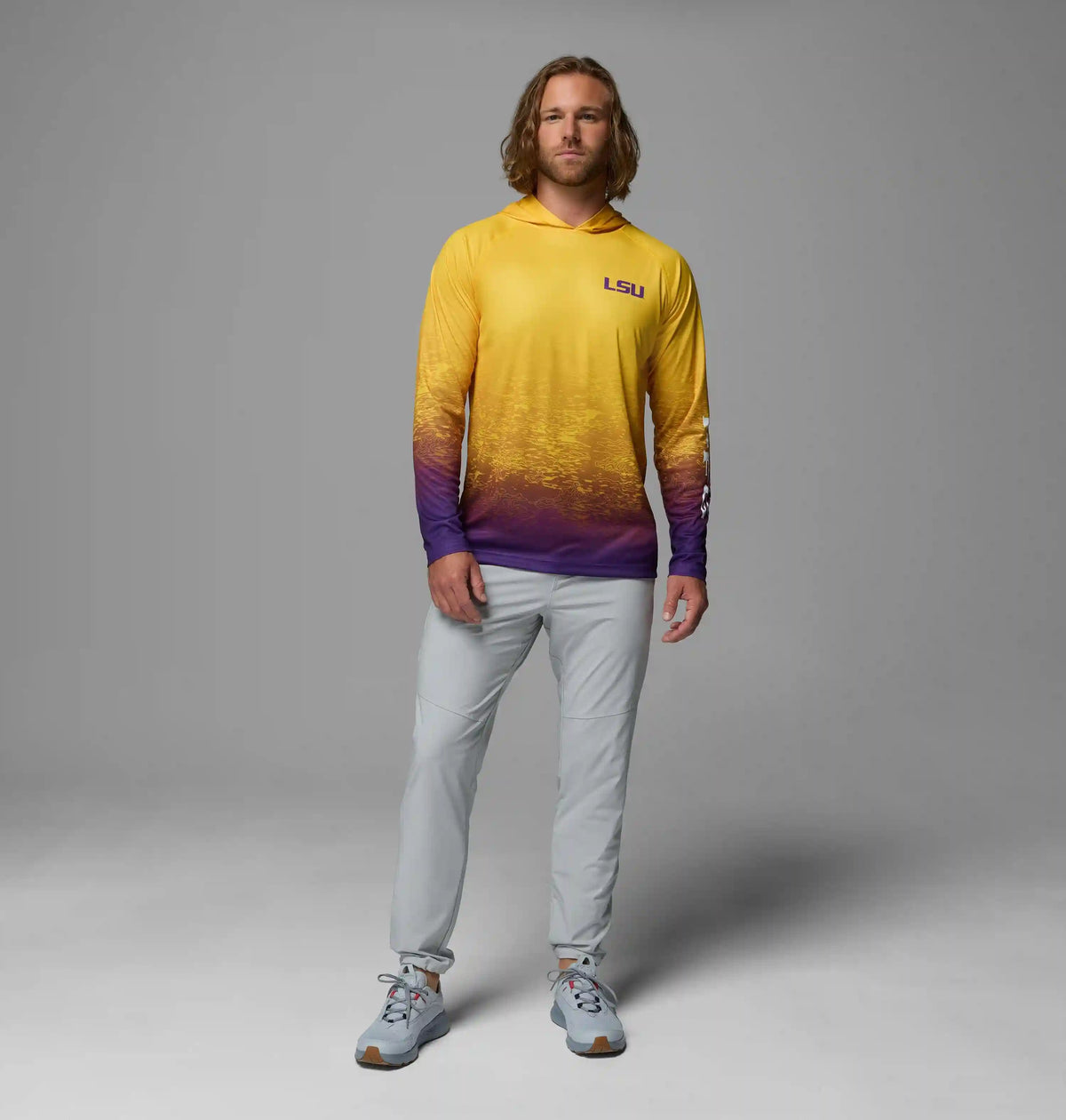 Men's Collegiate PFG Super Terminal Tackle Hoodie - Louisiana