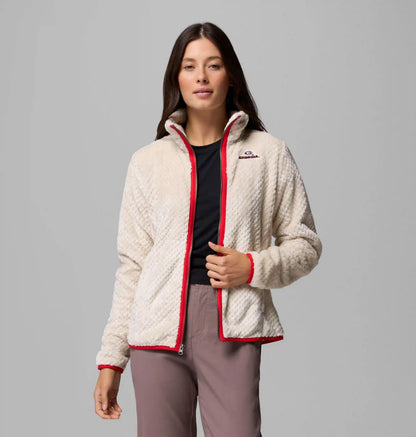 Women's Collegiate Fire Side II Sherpa Full Zip Fleece - Georgia
