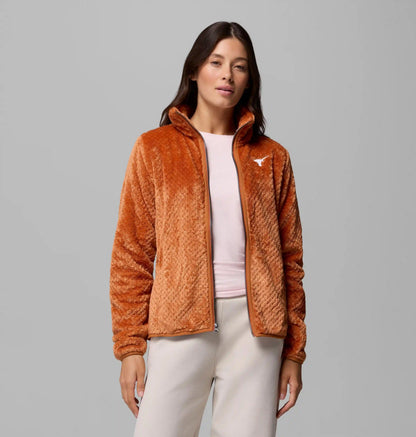 Women's Collegiate Fire Side II Sherpa Full Zip Fleece - Texas