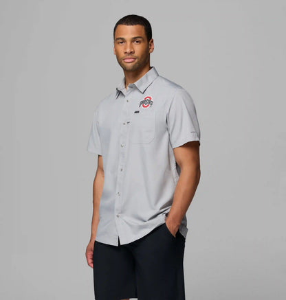 Men's Collegiate PFG Slack Tide Camp Shirt - Ohio State