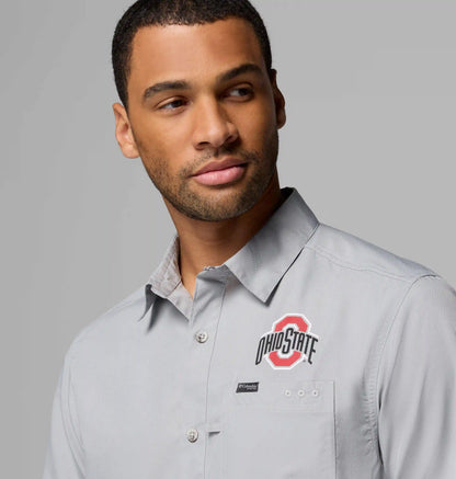 Men's Collegiate PFG Slack Tide Camp Shirt - Ohio State