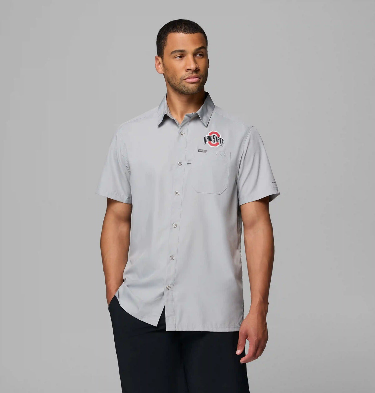 Men's Collegiate PFG Slack Tide Camp Shirt - Ohio State