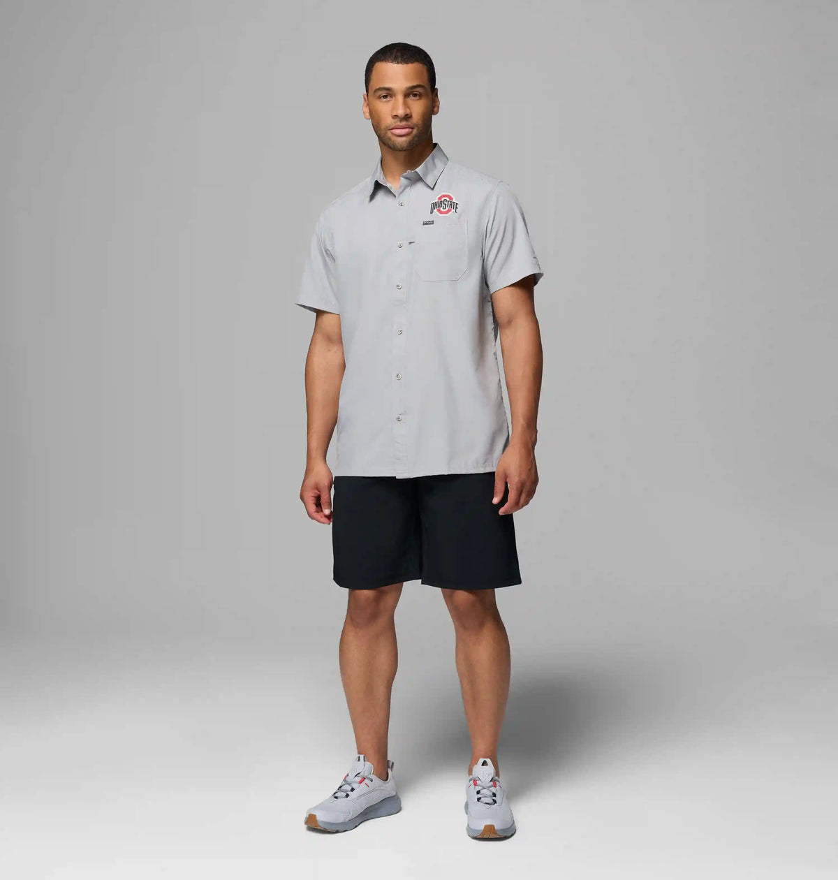 Men's Collegiate PFG Slack Tide Camp Shirt - Ohio State