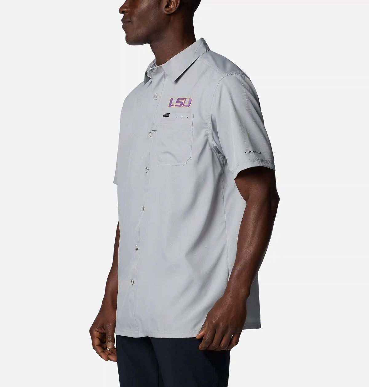 Men's Collegiate PFG Slack Tide Camp Shirt - LSU