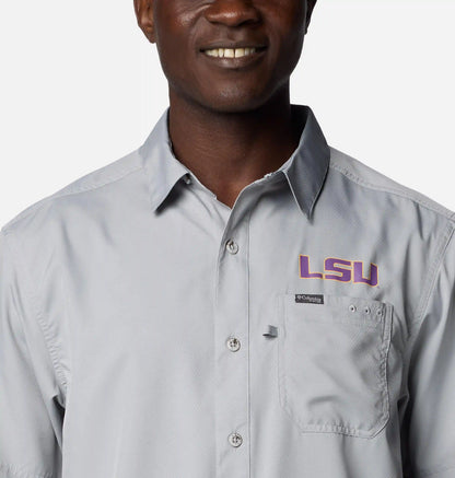 Men's Collegiate PFG Slack Tide Camp Shirt - LSU
