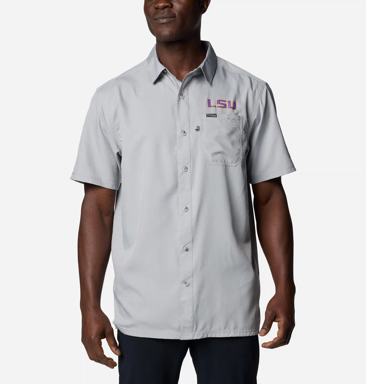Men's Collegiate PFG Slack Tide Camp Shirt - LSU