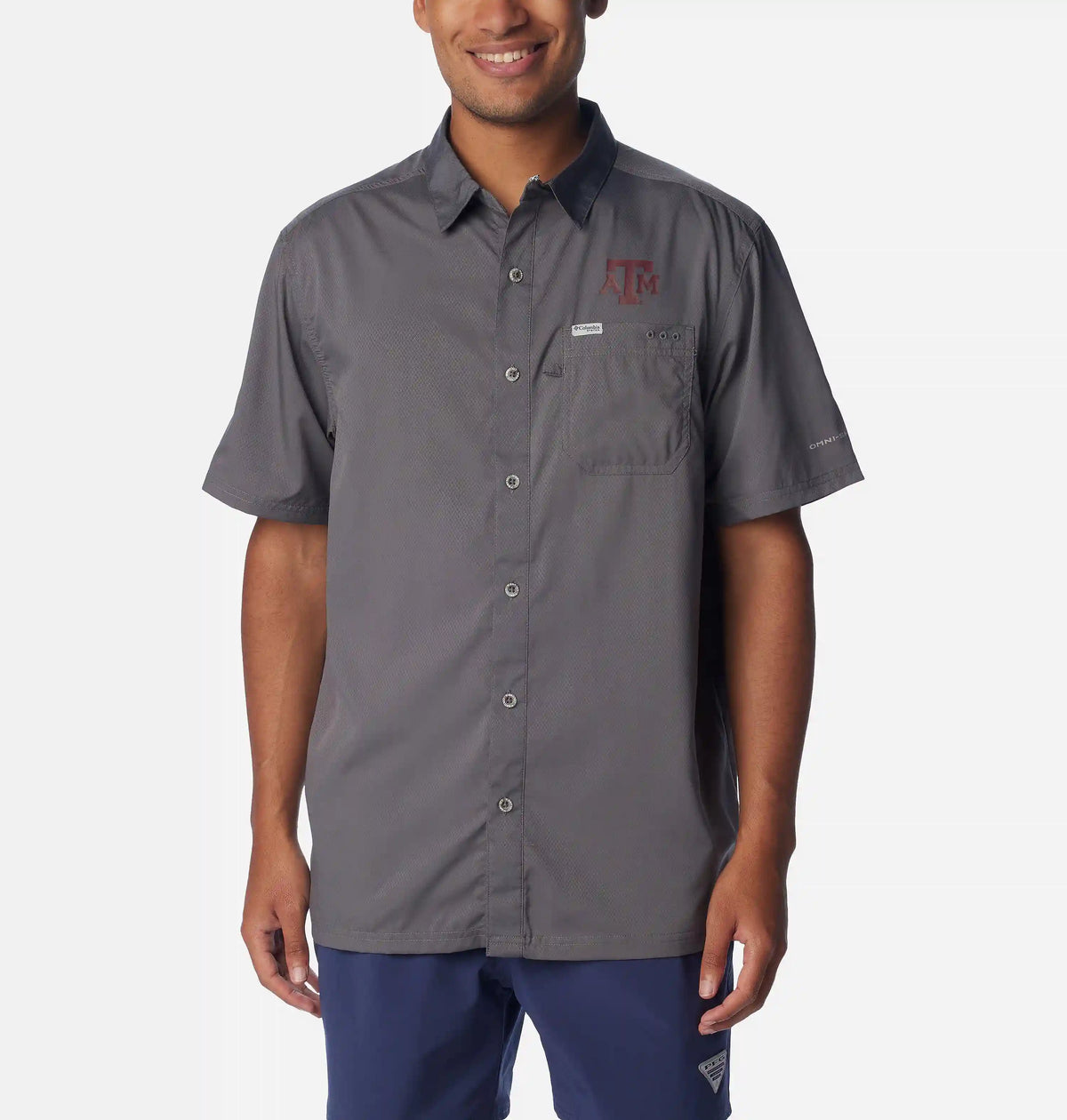 Men's Collegiate PFG Slack Tide Camp Shirt - Texas A&M
