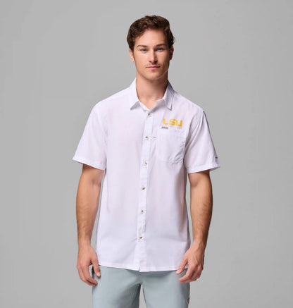 Men's Collegiate PFG Slack Tide Camp Shirt - LSU