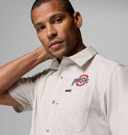 Men's Collegiate PFG Slack Tide Camp Shirt - Ohio State