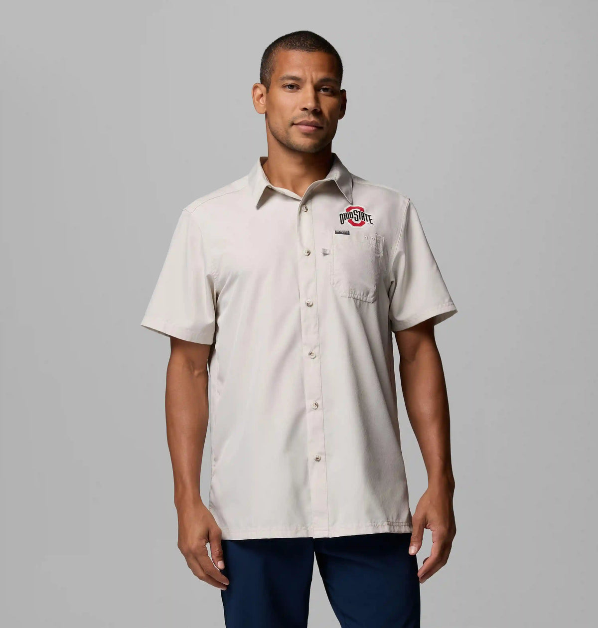 Men's Collegiate PFG Slack Tide Camp Shirt - Ohio State
