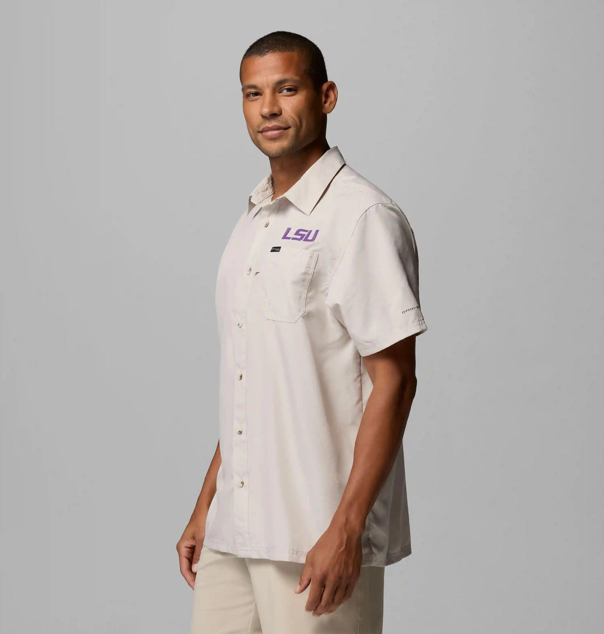 Men's Collegiate PFG Slack Tide Camp Shirt - LSU