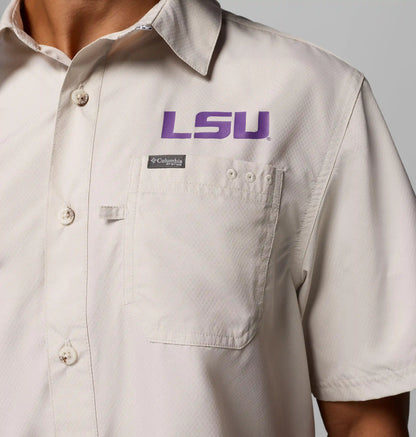 Men's Collegiate PFG Slack Tide Camp Shirt - LSU
