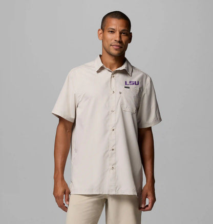 Men's Collegiate PFG Slack Tide Camp Shirt - LSU