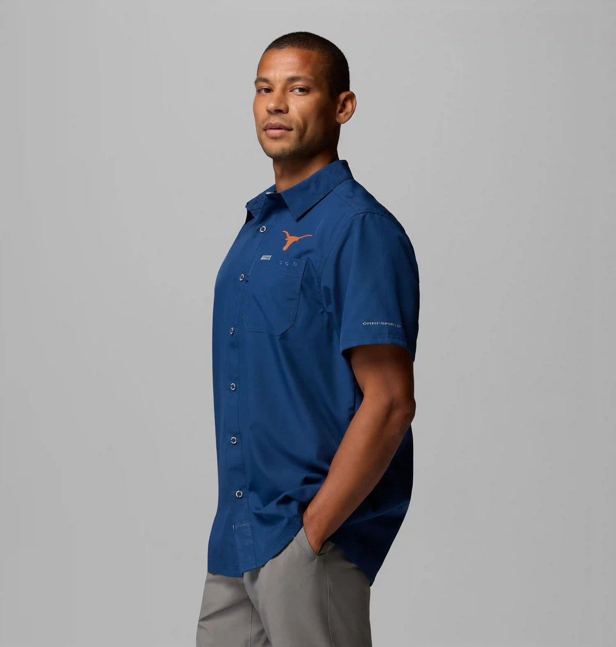 Men's Collegiate PFG Slack Tide Camp Shirt - Texas