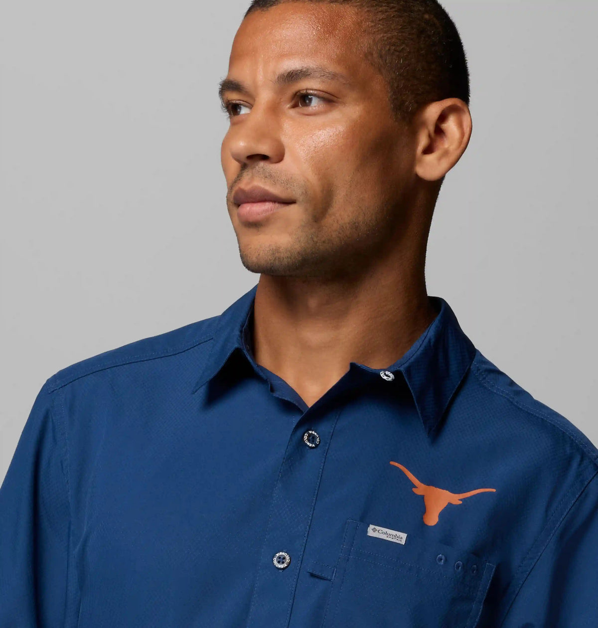 Men's Collegiate PFG Slack Tide Camp Shirt - Texas