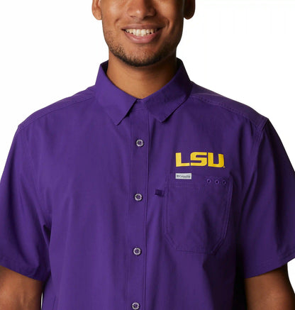 Men's Collegiate PFG Slack Tide Camp Shirt - LSU