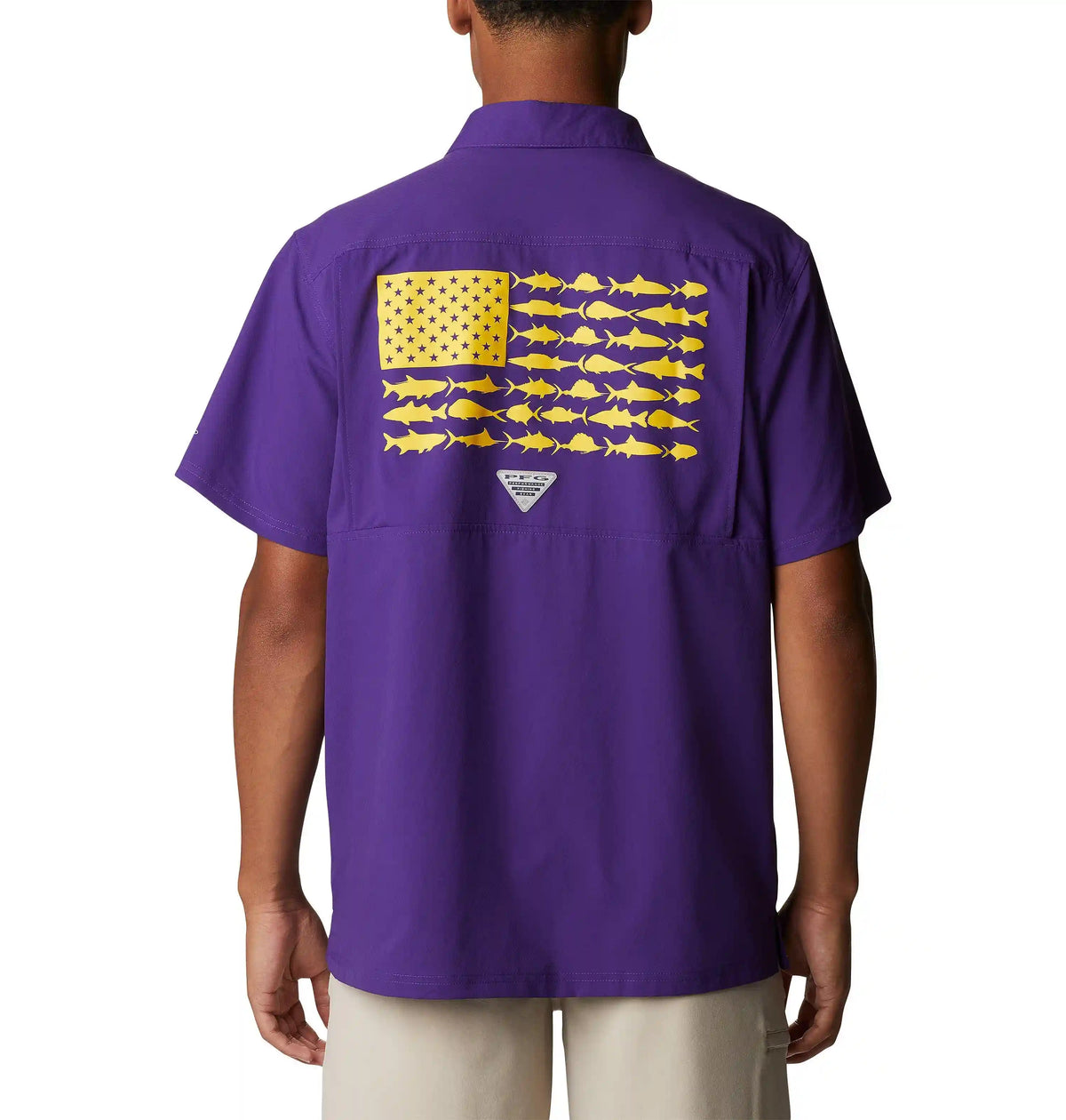 Men's Collegiate PFG Slack Tide Camp Shirt - LSU