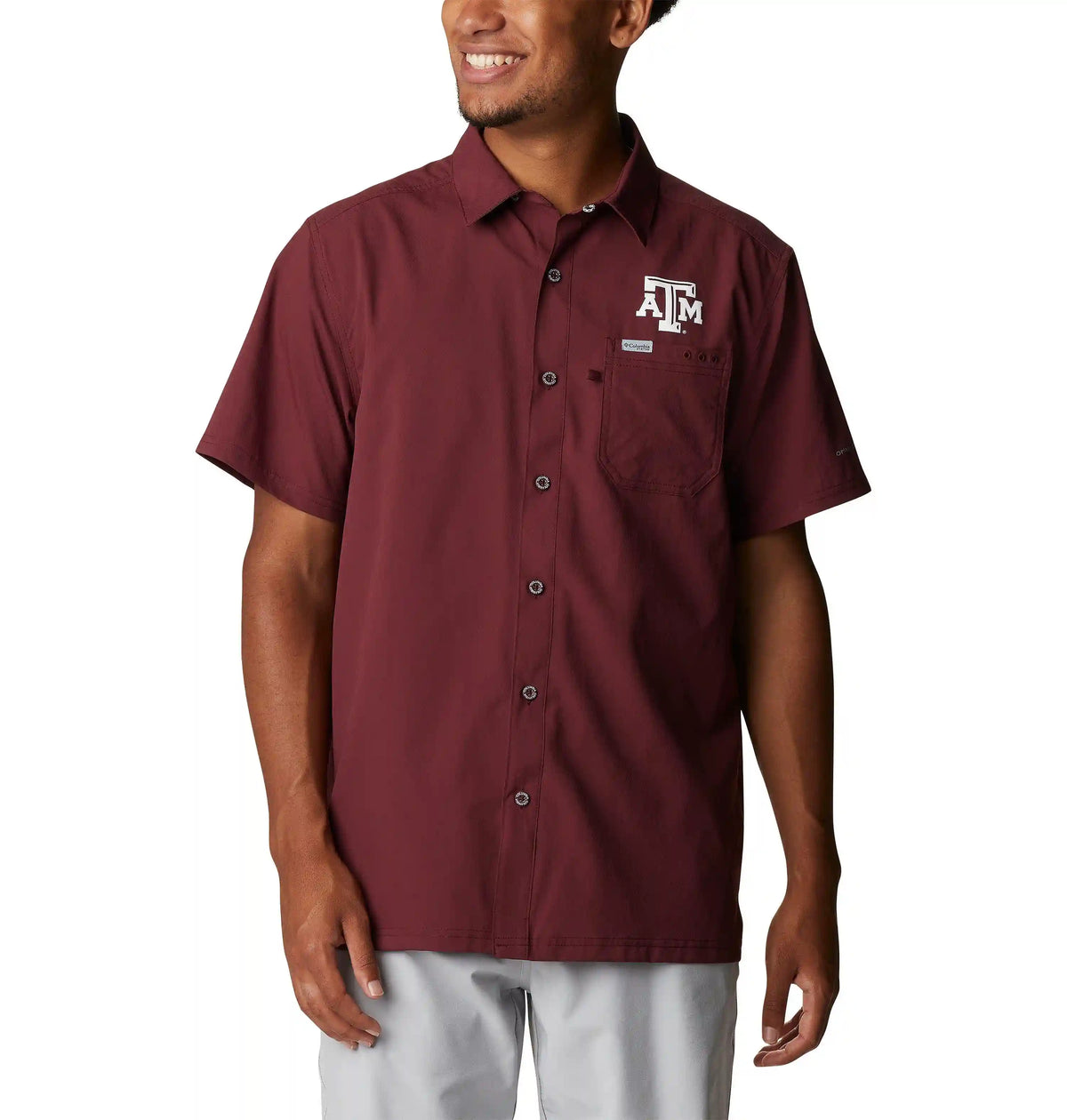 Men's Collegiate PFG Slack Tide Camp Shirt - Texas A&M
