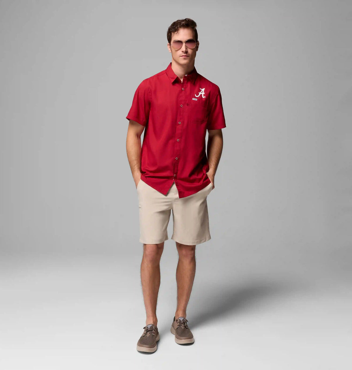 Men's Collegiate PFG Slack Tide Camp Shirt - Alabama
