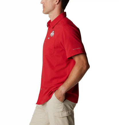 Men's Collegiate PFG Slack Tide Camp Shirt - Ohio State