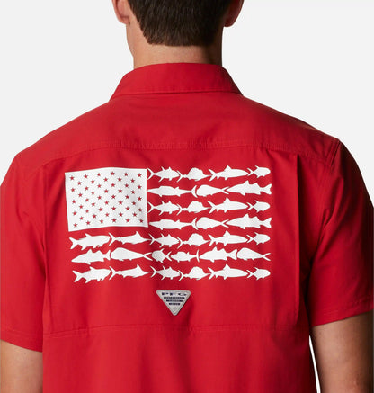 Men's Collegiate PFG Slack Tide Camp Shirt - Ohio State